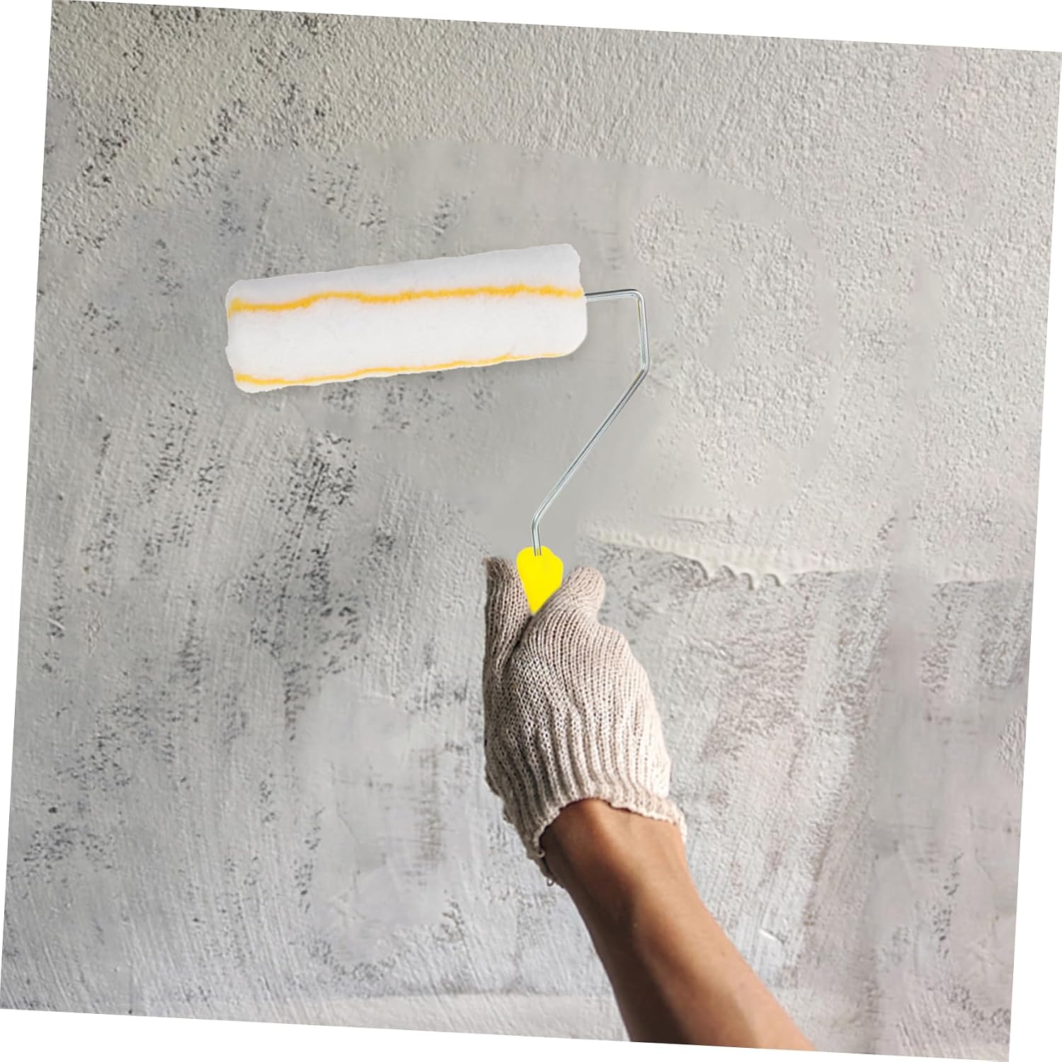 Mipcase 9-Inch Paint Roller Brush Set Wool Paint Brush Kit for Wall Painting Convenient Household Painting Tools Multifunctional Roller Set for DIY Projects and Home Use
