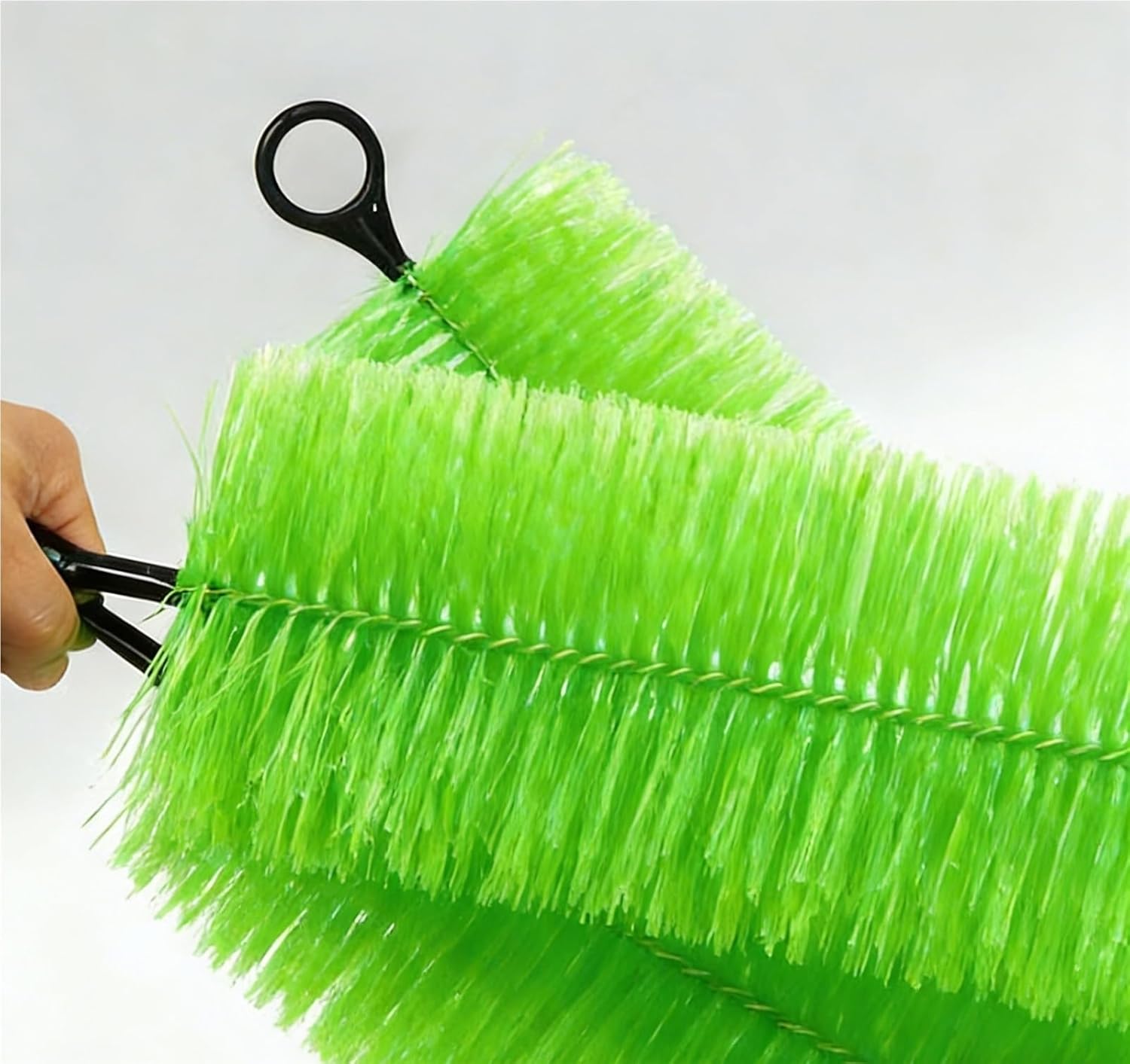 20 30 50 100 Pcs Green Fish Pond Filter Brushes for Pond & Aquarium Water Garden Pond, Durable Physical Mechanical Media Cleaning Brush for Water Filtration(30pcs,100cm/39in)