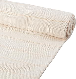 BENECREAT Primäres Tufting-Gewebe mit Markierten Linien, 151x100cm Leinen-Tufting-Stoff Mit Markierten Linien, Handarbeits...