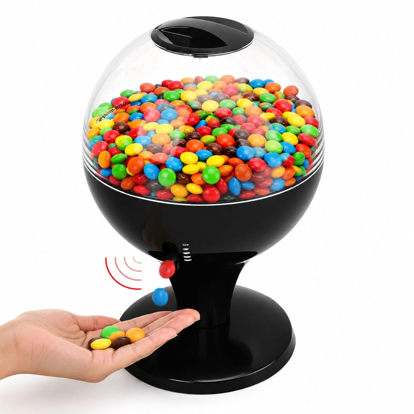 Automatischer Süßigkeiten -Spendermaschine mit Infrarotsensor, Batteriebetriebenem Desktop -Kernspender für Büro, Partys, Kinder, Urlaubsgenossen und Geschenke