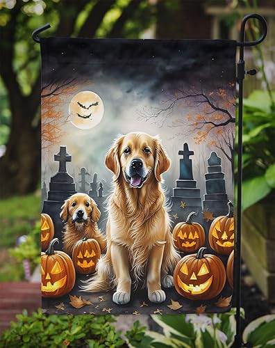 Miniatura 277 de Caroline's Treasures DAC2011GF - Bandera decorativa para jardín de Halloween con diseño de beagle para jardín, jardín, jardín, jardín, multicolor
