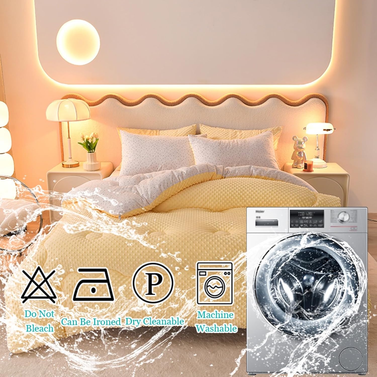 フルサイズ 冬用キルト 暖かいダブルデザイン、ふわふわキルトコア、ビーンフリースキルト、コットンベルベットブランケット(G、200