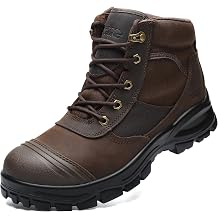 Side Zip Composite Toe 6 Inch Safety Work Boots for Men