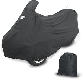 UltraGard Essentials Can-Am RT 2010-2019 Full Cover - Weather & Water Resistant Protection, Elastic Hem, Antenna Flaps, Rustproof Grommets, Windshield Liner, Zippered Pouch - Black