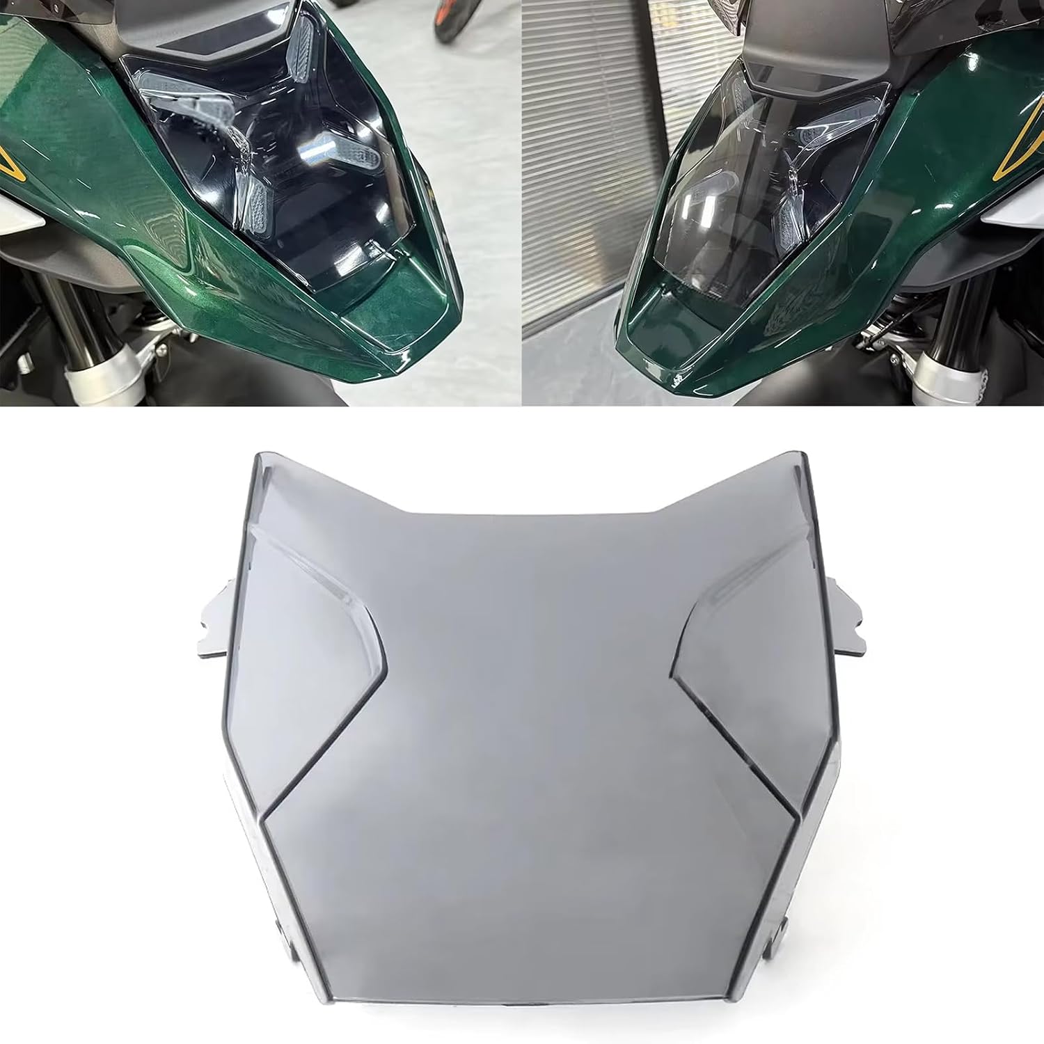 FOR R1300GS GS1300 ADV Adventure Motorcycle New Headlight Protector Lens Cover Accessory GS1300 ADV Adventure R 1300 GS 2023-2025 2024 Smokey Parallel Import