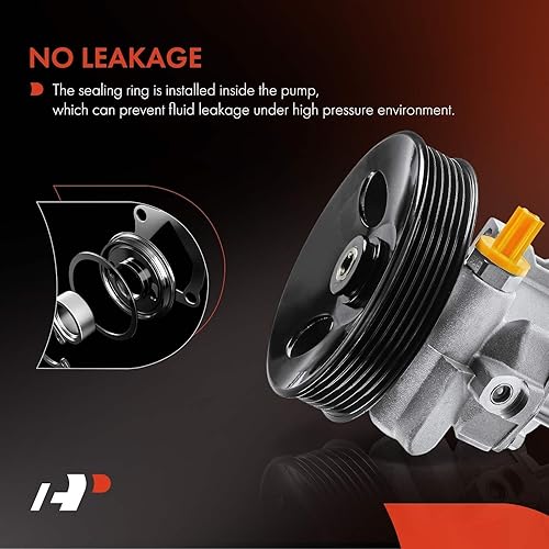 Miniatura 7 de A-Premium Bomba de dirección asistida, con polea, compatible con Chevrolet Aveo 2008-2017, Aveo5 2007-2008 y Pontiac G3 2007-2008, Wave 2008, Wave5