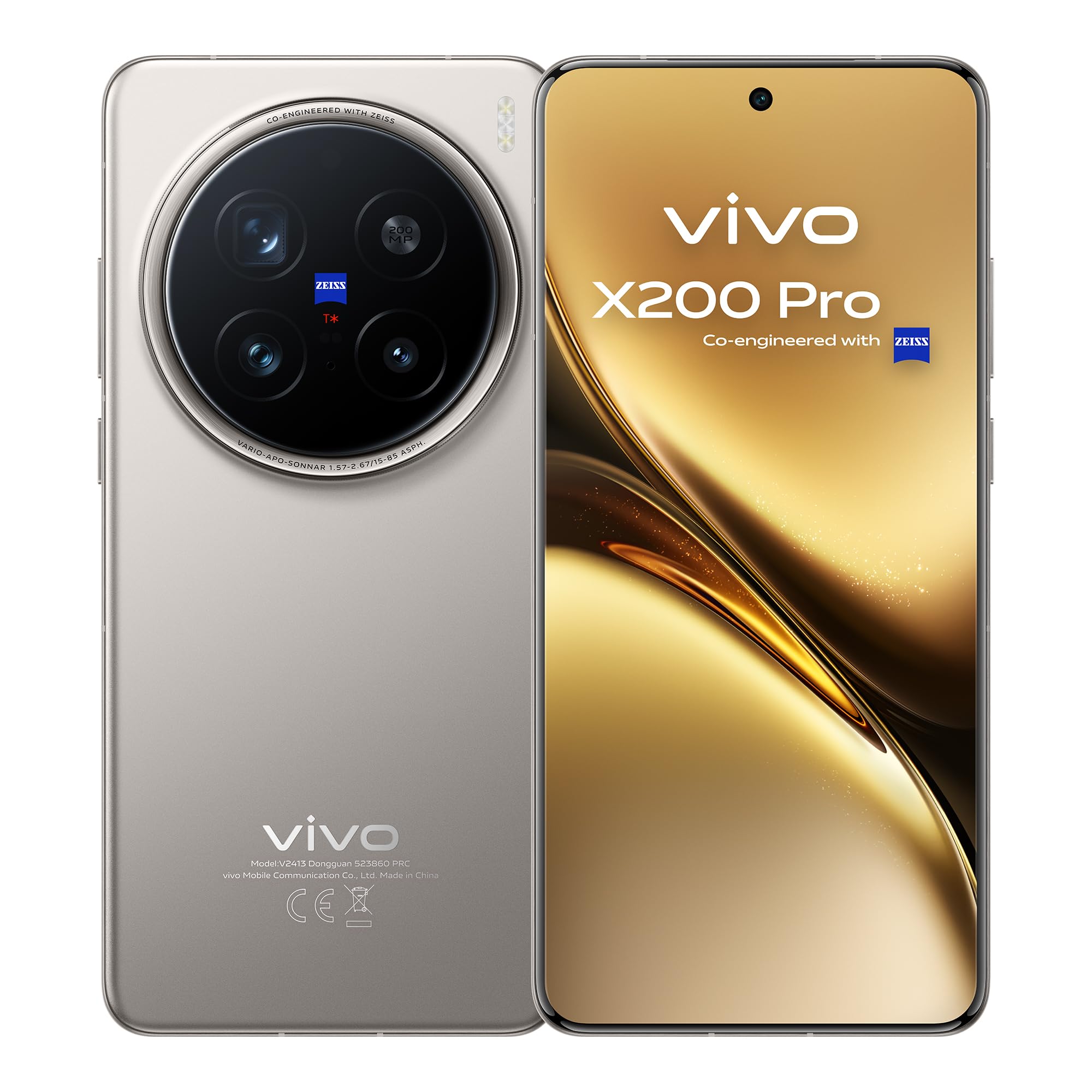 vivo X200 Pro 5G Smartphone, 16GB RAM + 512GB ROM, Pantalla AMOLED