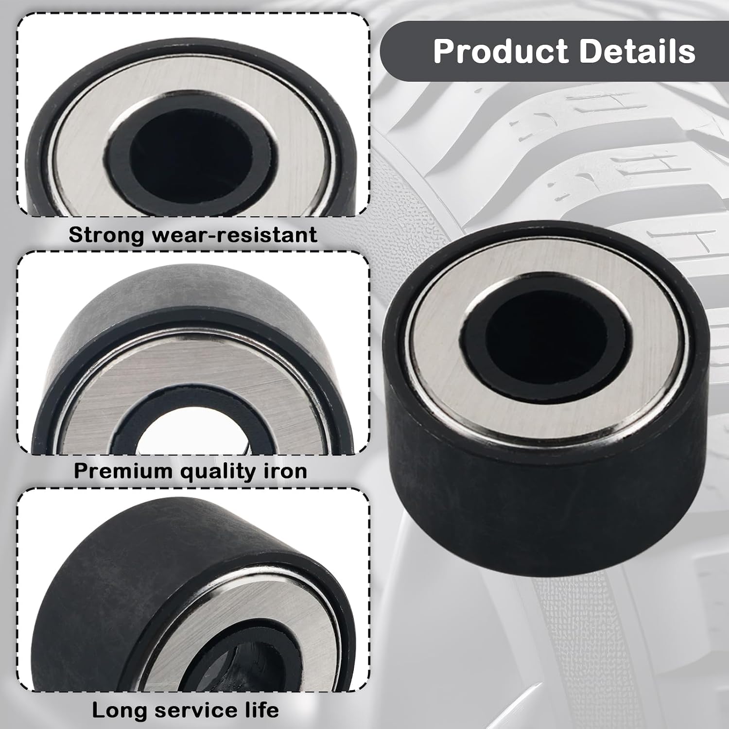 2PCS Wheel Stud Installer Tool Kit OEM 22800,Heavy Duty Lug Stud Installer Tool with 3PCS 3 Type 3/4 Hex Wheel Lug Nuts,Professional Wheels Studs Removal Tools Car Accessories