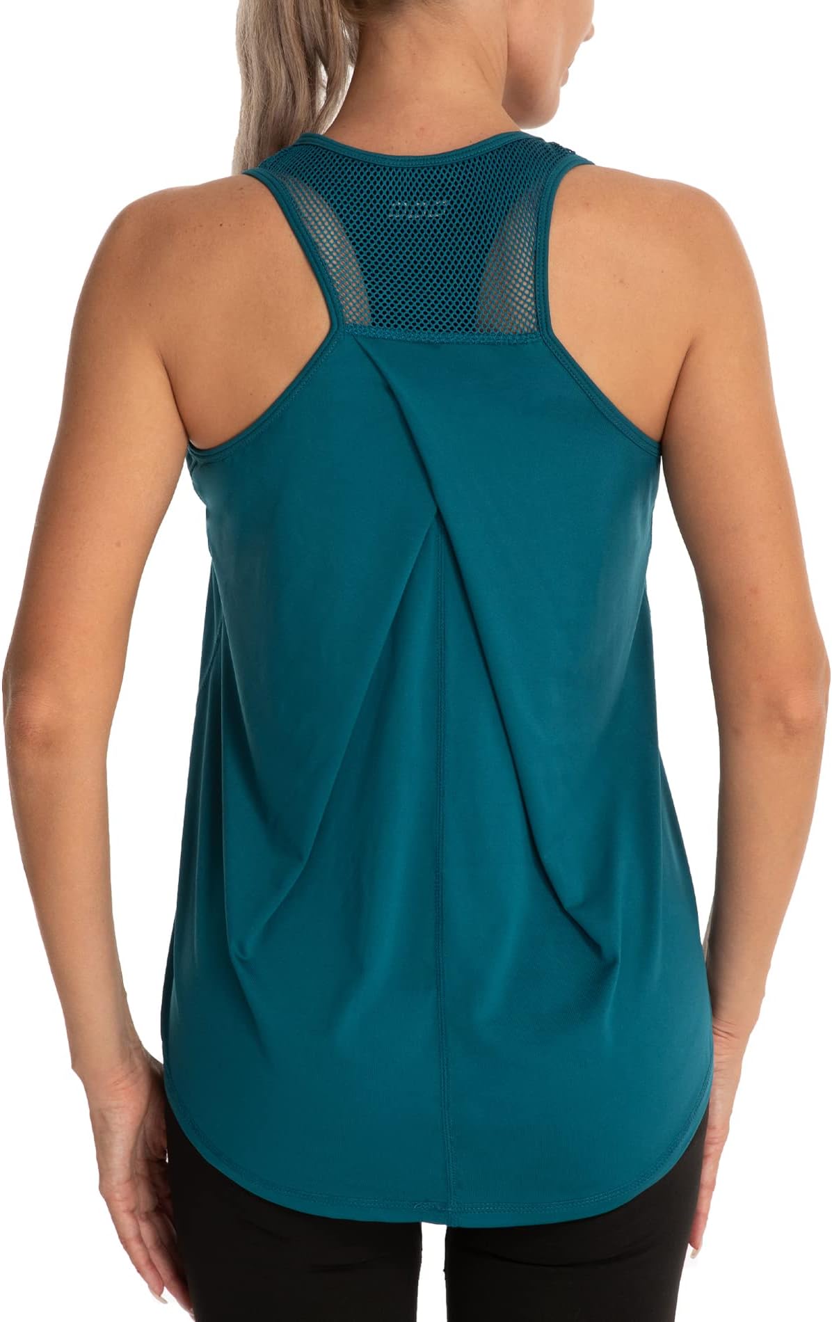 AeuuiWomens Workout Tops for Women Racerback Tank Tops Mesh Yoga Shirts Athletic Running Tank Tops Sleeveless Gym Clothes