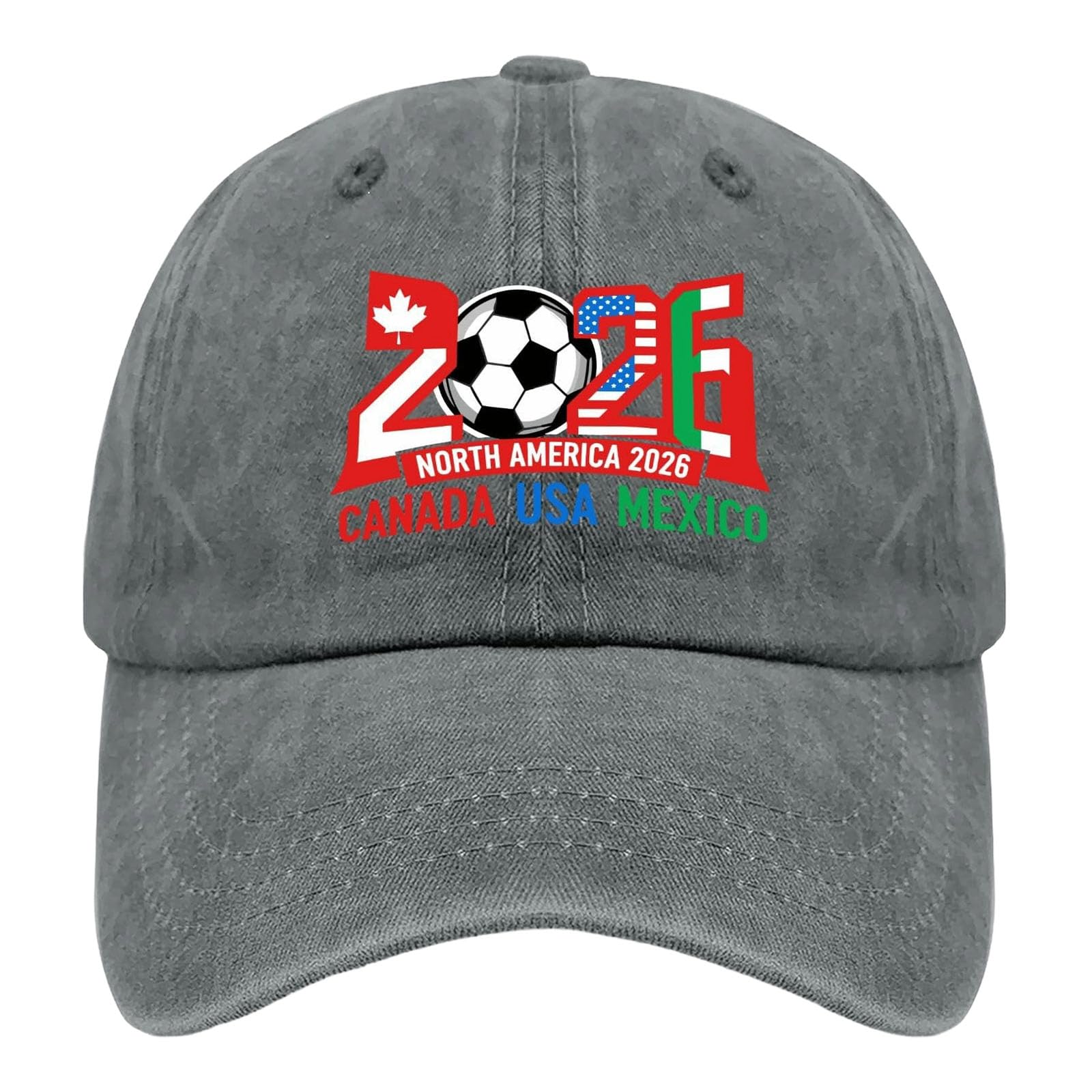 2026 Cup Hat, USA Canada Mexico World Cup Soccer Cap, Host Country Soccer Football Cap, Cotton Baseball Hat for Men Women — view 8