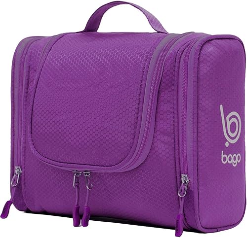 Miniatura 111 de Bago Neceser de viaje para mujeres y hombres, tamaño XL, impermeable, para colgar y artículos de aseo personal, bolsa de aseo grande para baño