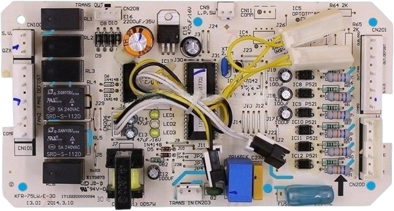 KFR140W/S-520 KFR120W/S-590 Circuit PCB KFR-75LW/E-30 Outdoor Unit Control Board for Air Conditioner Spare Parts