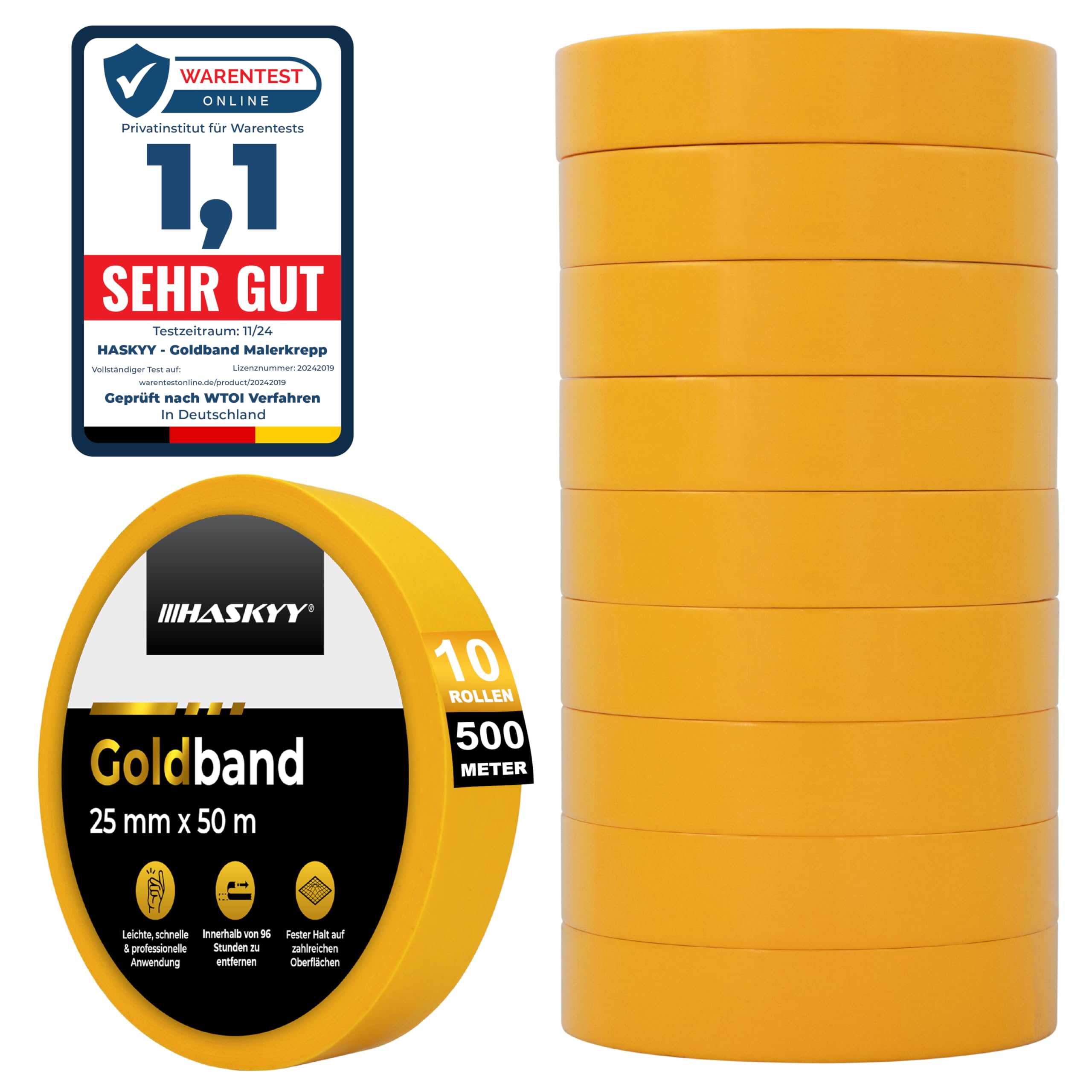 Deltec Maskeertape 60 30mm x 50m (32 rollen