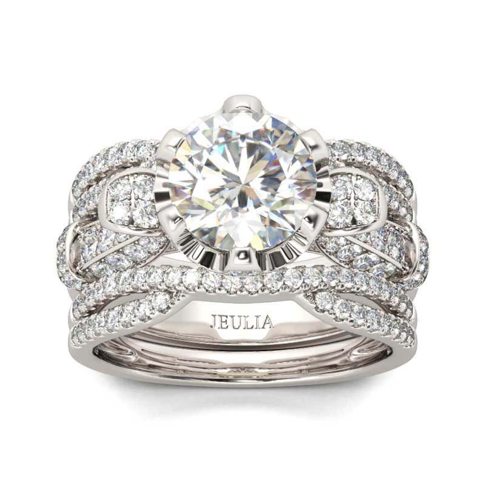 Jeulia Vintage Bridal Ring Set