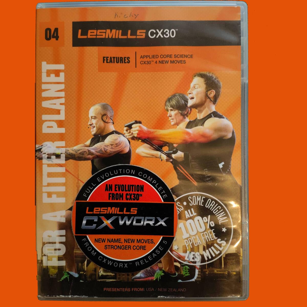 Amazon.co.jp: シーエクスワークス 04 CD DVD LESMILLS CXWORX CORE