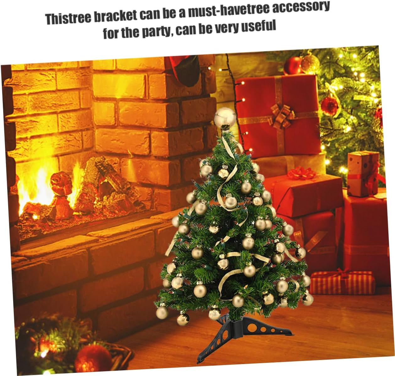 10pcs Christmas Tree Stand Holder Base for Artificial Trees Bracket for Xmas Decoration Easy to Assemble Stable Support for Use