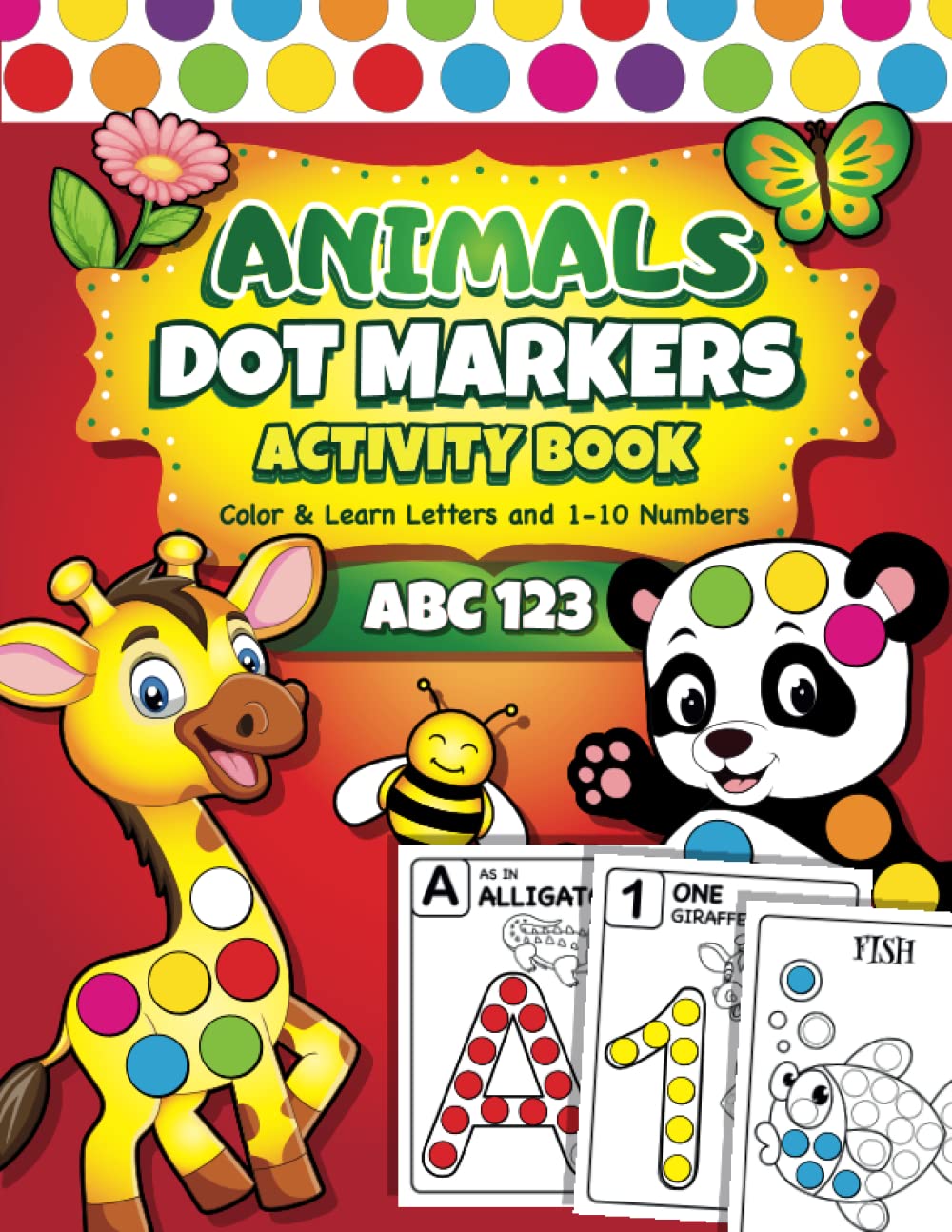 Buy Dot Markers Activity Book Easy Guided BIG DOTS ABC Alphabet