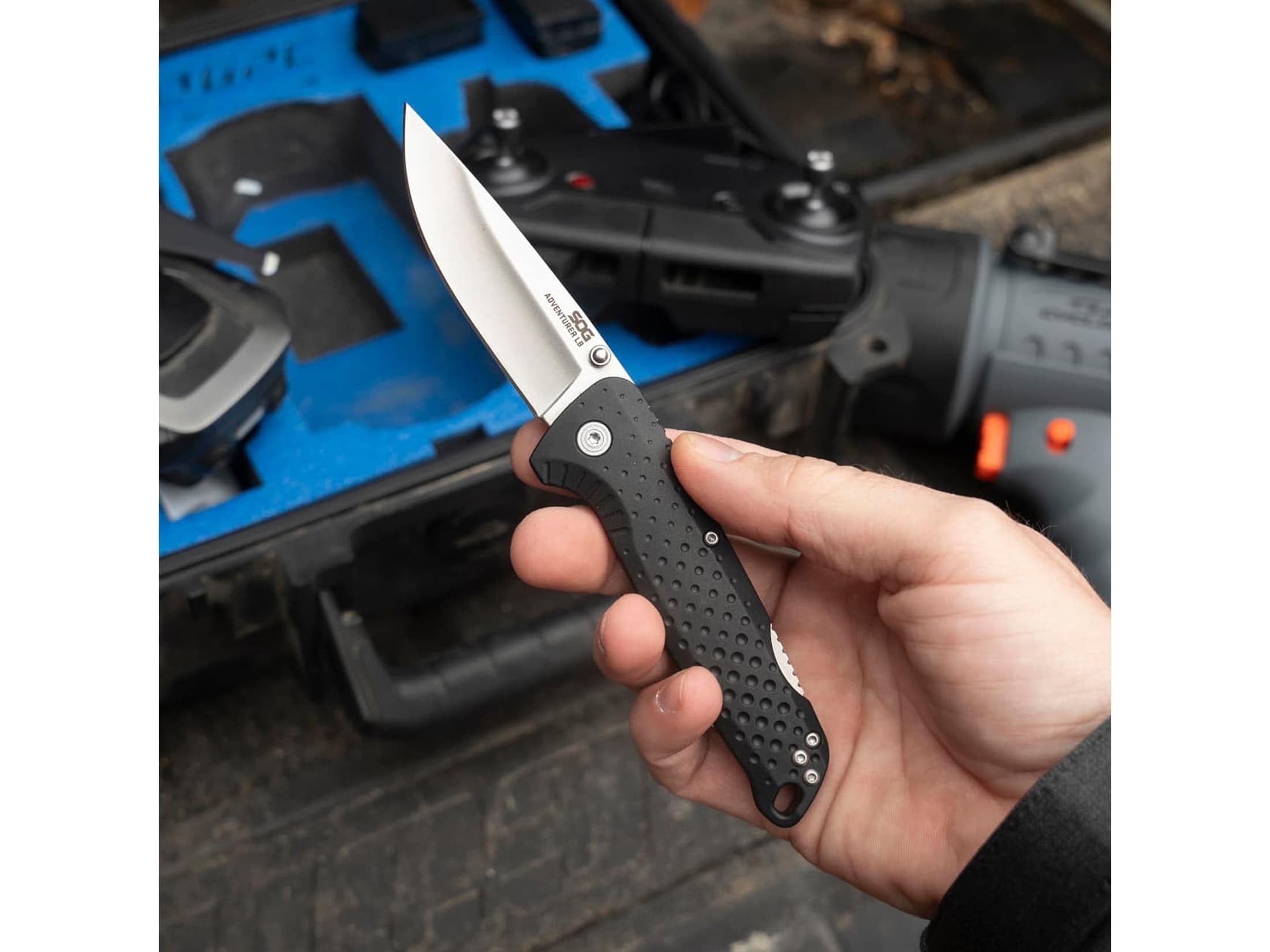Amazon.com: SOG Adventurer LB/Black + Satin : Tools & Home Improvement