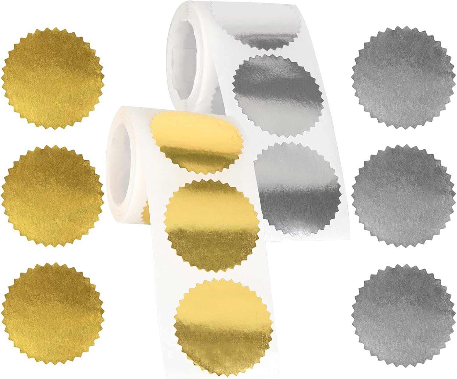 CAIRIAC Gold Seal Stickers, Silver Certificate Stickers