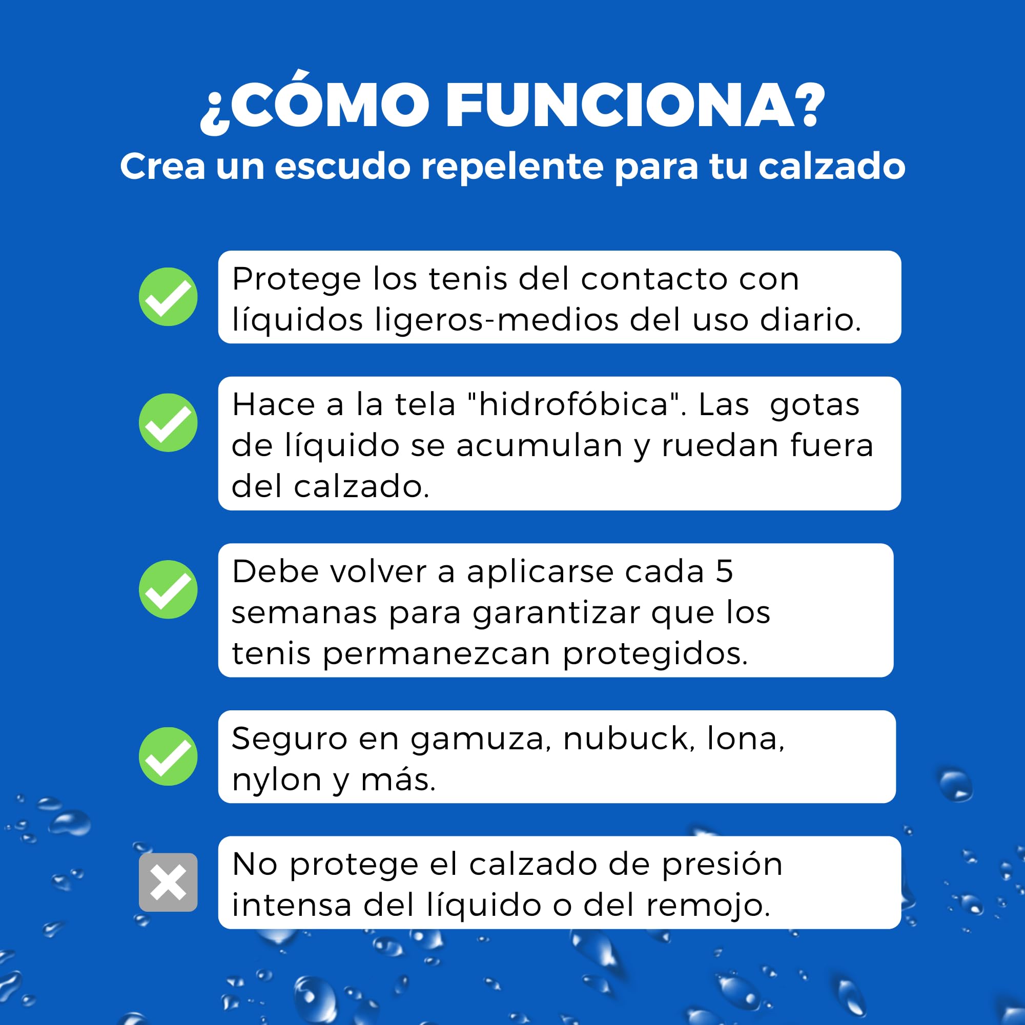 Shoozas - Spray Protector de Zapatillas - Impermeabilizante de Calzado - Repelente de Agua y Manchas - Fórmula Hidrofóbica - Sin Aerosoles ni Propulsores - Ideal para Gamuza, Nobuck, Lona y Nailon