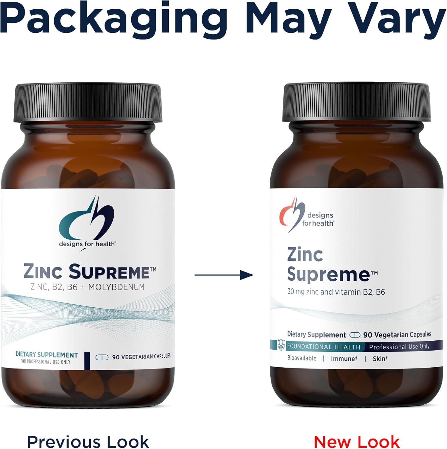 Designs for Health Zinc Supreme - 30mg Zinc Bisglycinate Chelate Supplement with Cofactors Taurine, Vitamin B6, B2 + Molybdenum - Immune Support Supplement - Vegan + Non-GMO (90 Capsules) - Image 5