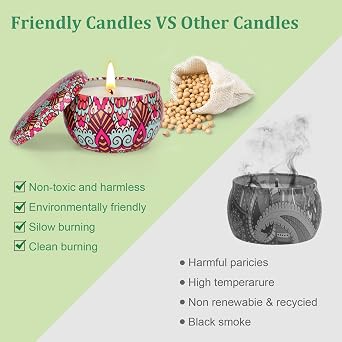 Scented Candles Gifts for Women 4 Pack Aromatherapy Candle Up to 90 Hours Home Scented Candles Set Soy Wax Candles for Christmas Day, Birthday, Mothers Day, Valentine's Day