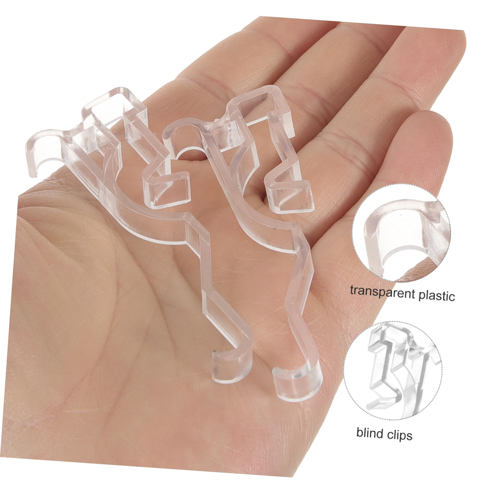 momend Valance Clips, Doorzichtige Plastic Volant Clips voor momend Valance Clips, Doorzichtige Plastic Volant Clips voor