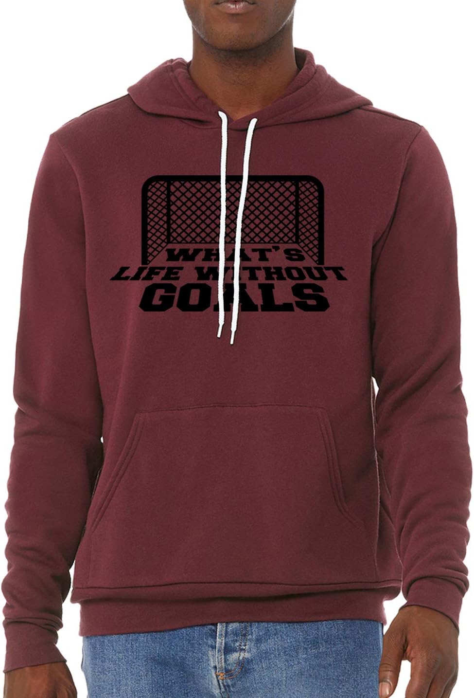 What's Life Without Goals Funny Soccer Hoodies, Unisex Graphic Hoodies