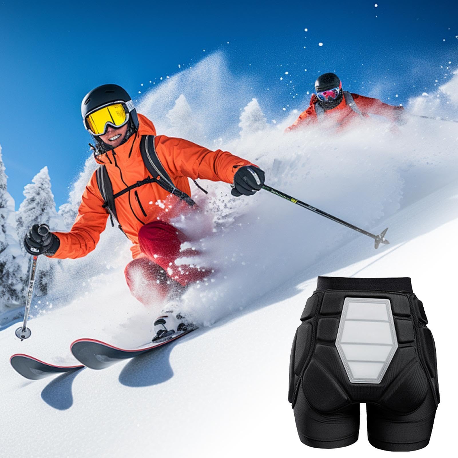 Short de protection rembourré, short d'extérieur rembourré, protection des hanches, rembourrage de protection des fesses, design épais et élargi, rembourrage de protection contre les chocs