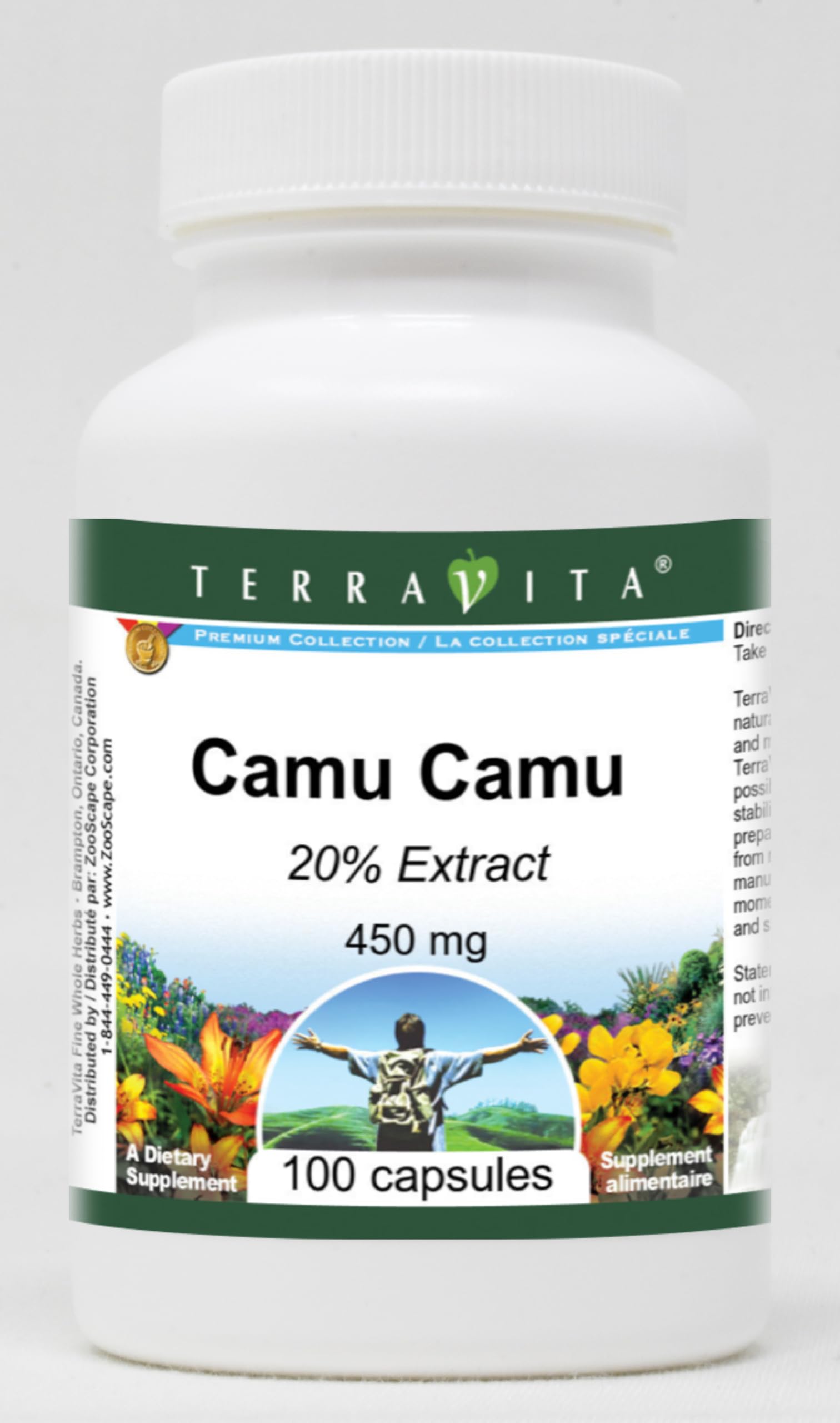 Camu Camu 20 - 450 mg 100 Capsules ZIN 519476 - 3 Pack