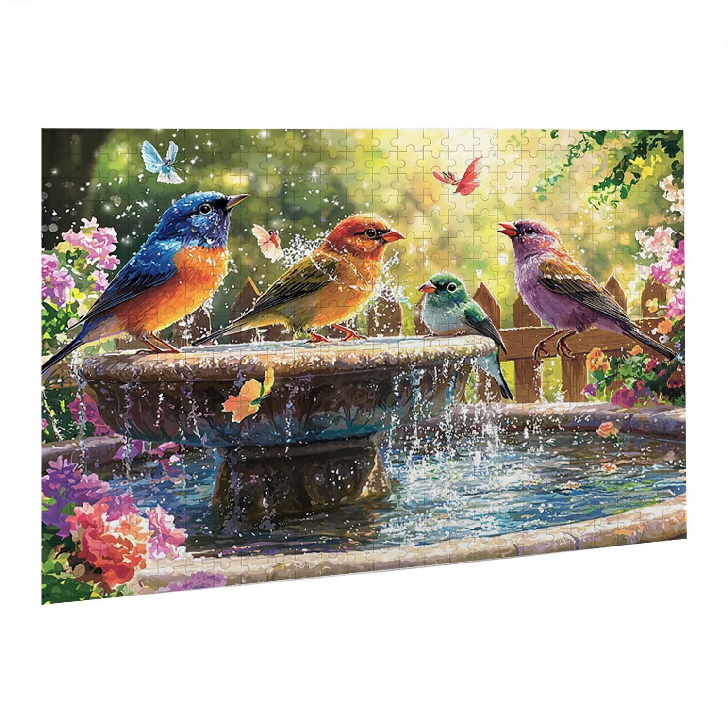 Jigsaw Puzzle, 2000 Pezzi Puzzle Classici, Giardino Puzzle Rilassamento Intelligence, Mpossibile Difficile Puzzle Impegnativo per Adulti Puzzle Gioco Familiare, Regalo per Amore Amico Uccelli fr0-950