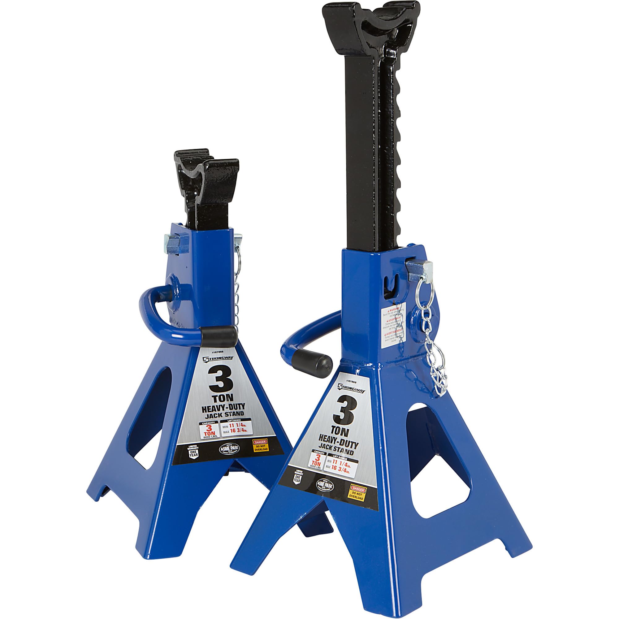 Amazon.com: Strongway Double-Locking 3-Ton Jack Stands, 6,000-Lb