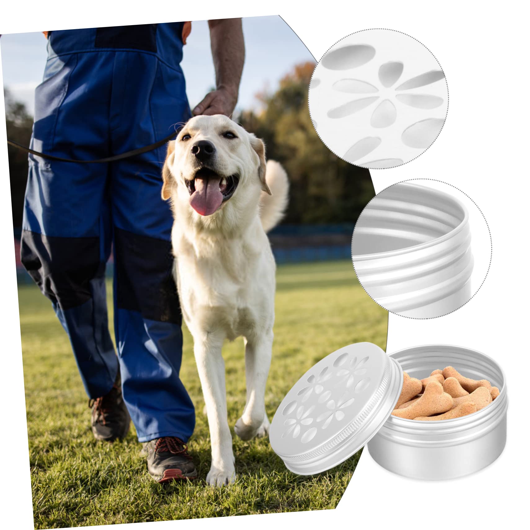 10piezas Cajas De Aluminio para Entrenamiento Olfativo Perros Portátiles y Seguras Accesorios para Estimular La Nariz Uso Entrenamiento Canino y Mejora del Olfato