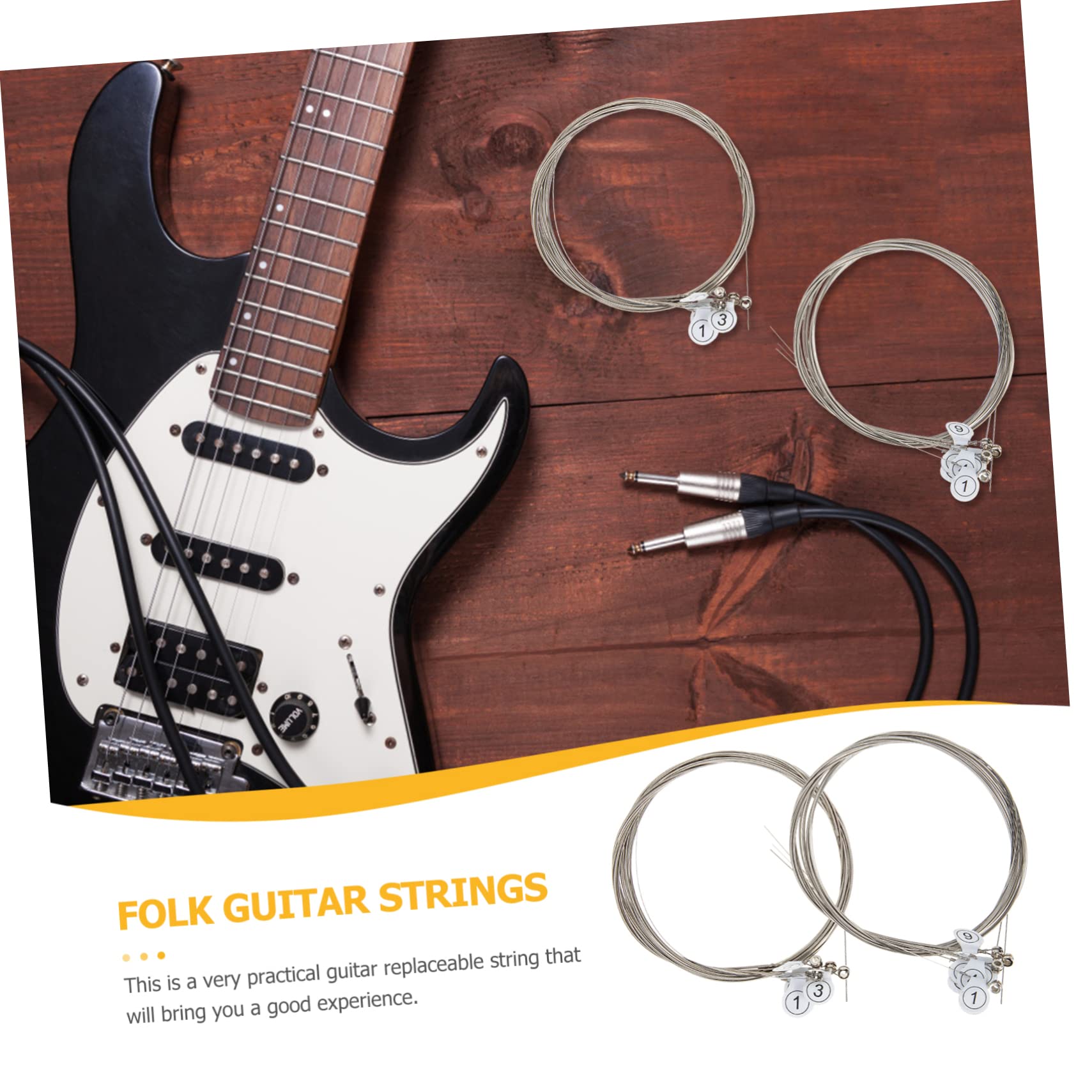 ifundom 8sets Per Chitarra Elettrica Sostituzione Per Folk Accessori Resilienti e Facili Usare