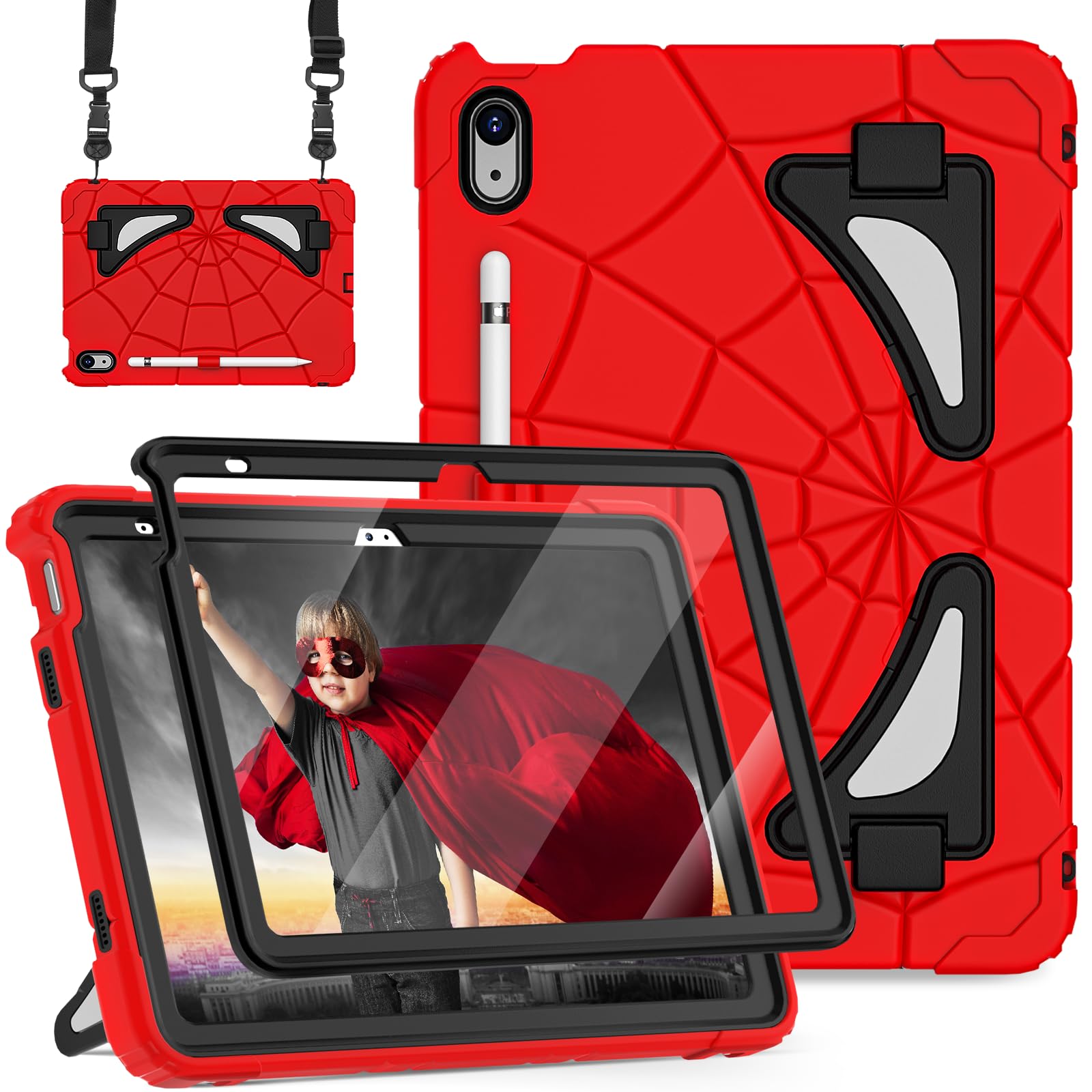 Nitupai Case for iPad 10th Generation Case for Kids 10.9 Inch 2022 10th Gen/iPad A16 11th Generation 11 Inch 2025 Cover with Pen Holder Screen