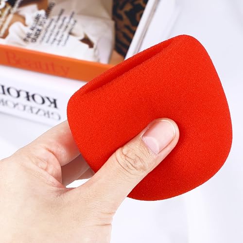 Miniatura 8 de ROSENICE Anillos de protección de micrófono hexagonales antibalanceo y 3 piezas de repuesto para auriculares almohadillas de cojín de micrófono