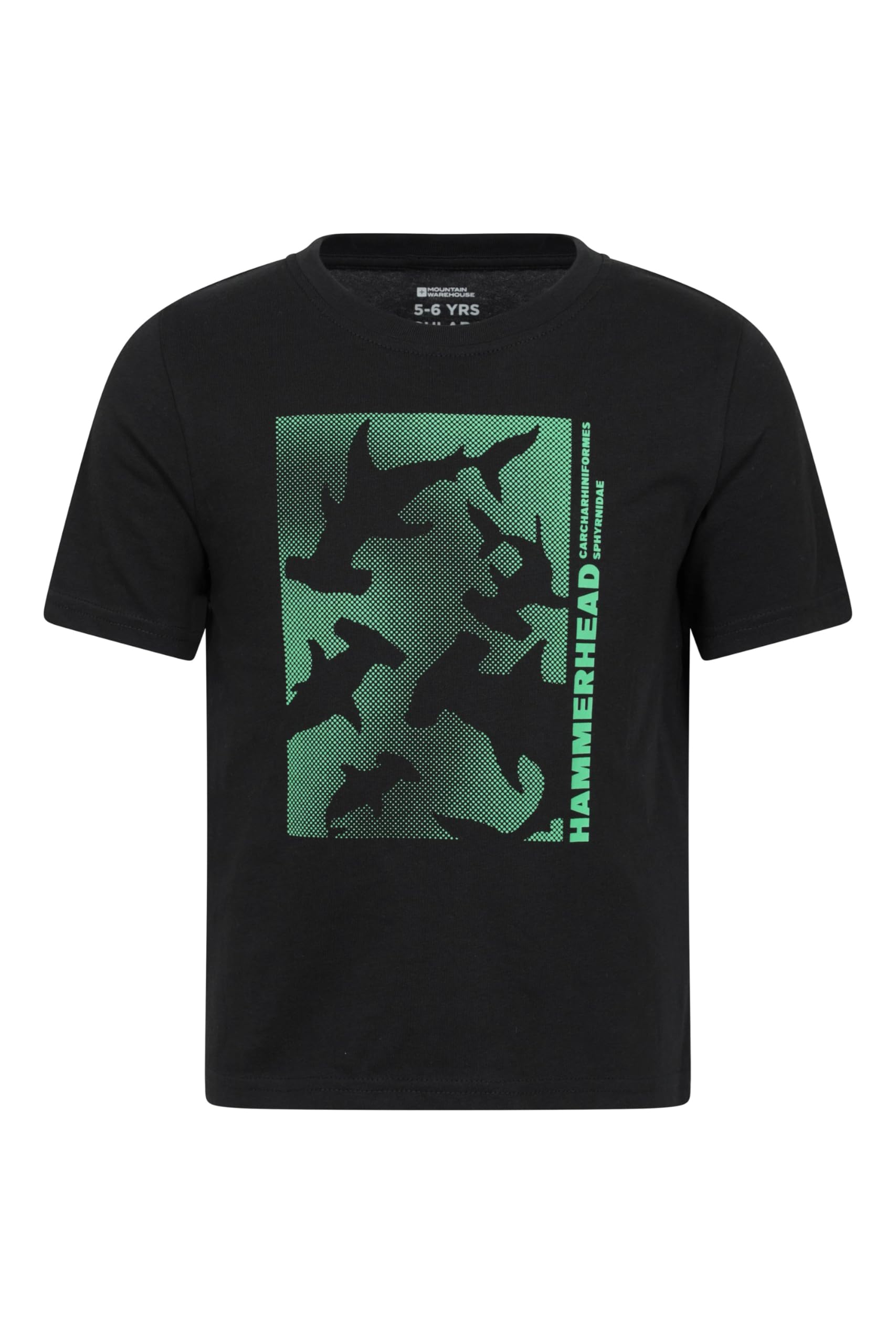 Mountain Warehouse Charcoal Hammerhead Kids Short Sleeve T-Shirt Kids Size 9-10 Years