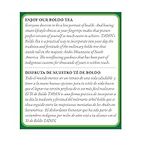 Vista 3 de Tadin Té de hierbas Boldo. Sin cafeína. 24 bolsas de té. 1.18 oz. Paquete de 3