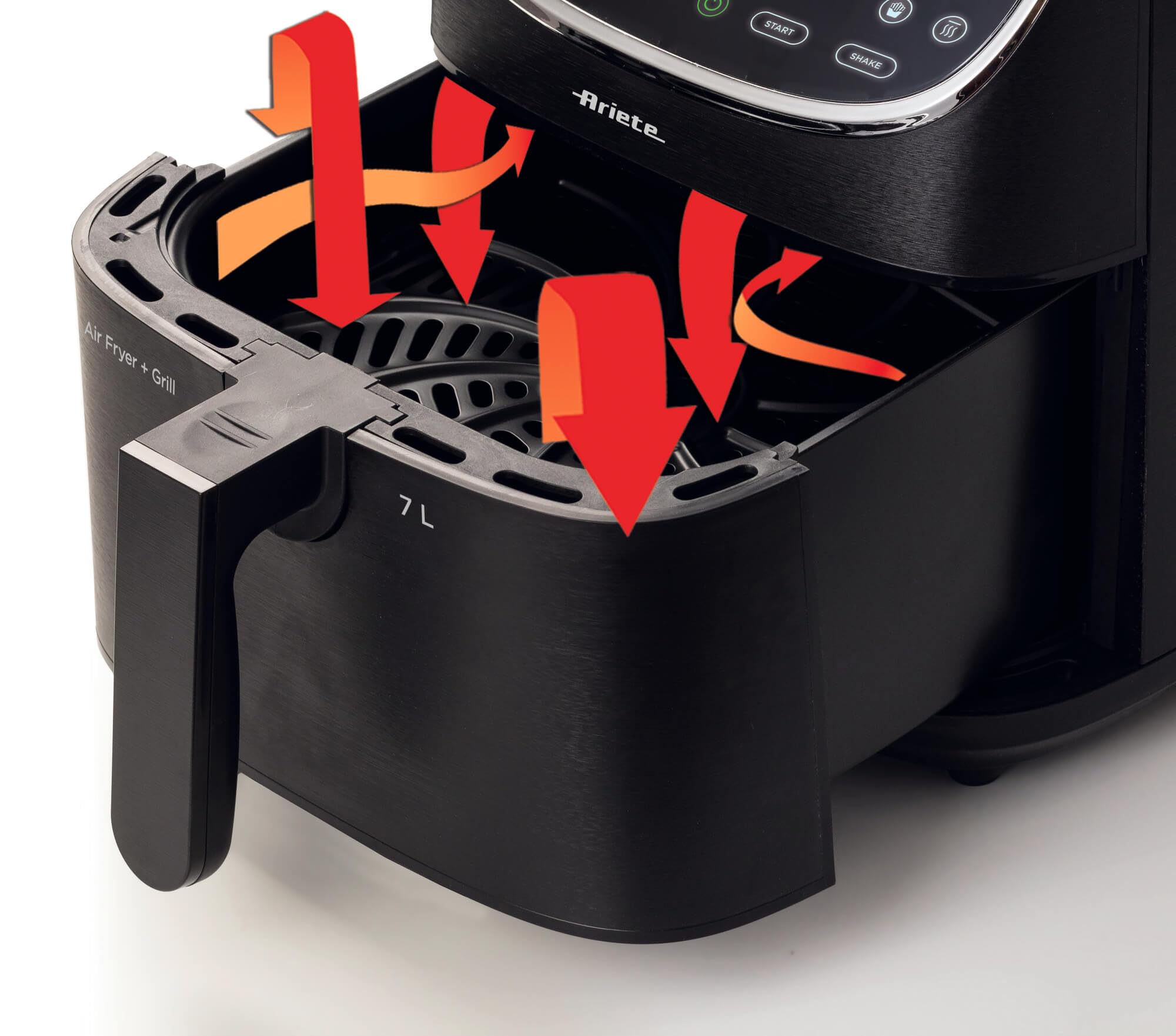 Ariete 4627 Airy Fryer 7L, luchtfriteuse, 1800 W, inhoud 7 l