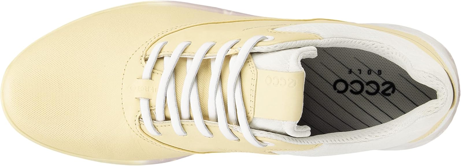 The S-Three Gore-tex Golf Shoe also incorporates ECCO's Fluidform technology, which provides excellent cushioning and support for all-day comfort on the course. The outsole is made with ECCO's Tri-Fi-Grip technology, offering stability, durability, and traction for a smooth and confident swing. The shoe is available in a range of sizes and colors to suit individual style preferences.