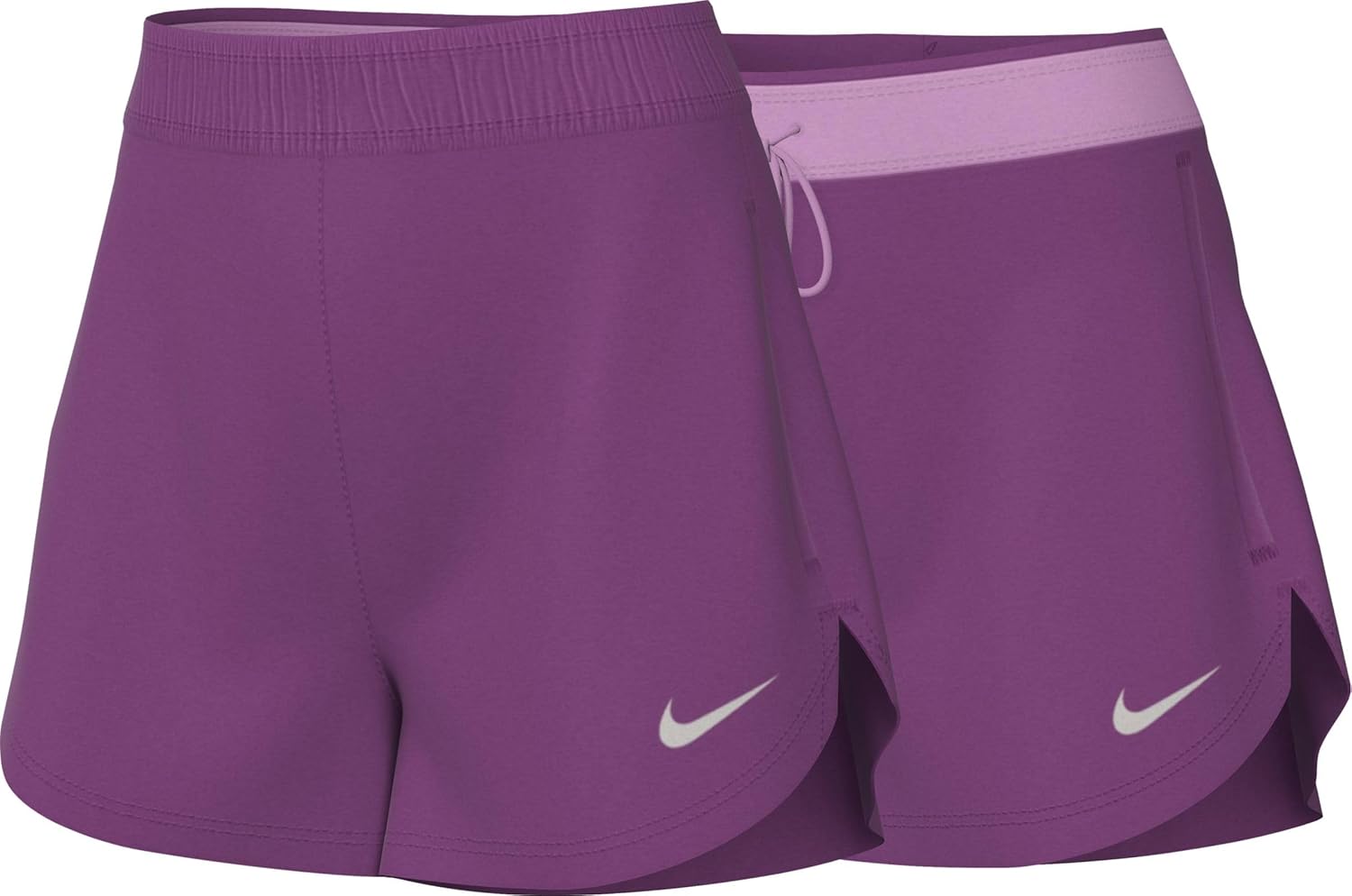 Nike Attack Women’s Dri-FIT Fitness Mid-Rise 5″ Unlined Shorts (Hot Fuchsia/Beyond Pink/Hot Fuchsia, DX6024-518) Size X-Small