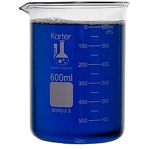 Miniatura 1 de Vaso de precipitados de 203fl oz forma baja vidrio de borosilicato 33 doble escala Karter Scientific 232T4 individual