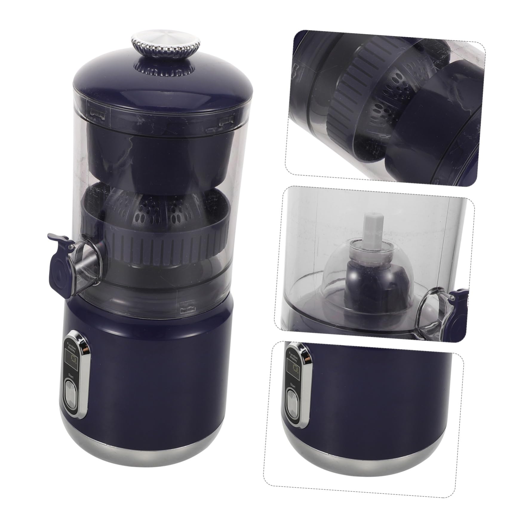 GALPADA Spremiagrumi Portatile Elettrico da 600ml con Separatore di Polpa in Plastica Compatto e Leggero per Picnic All'aperto e Viaggio con Apertura 110 Mm e Potenza 45w