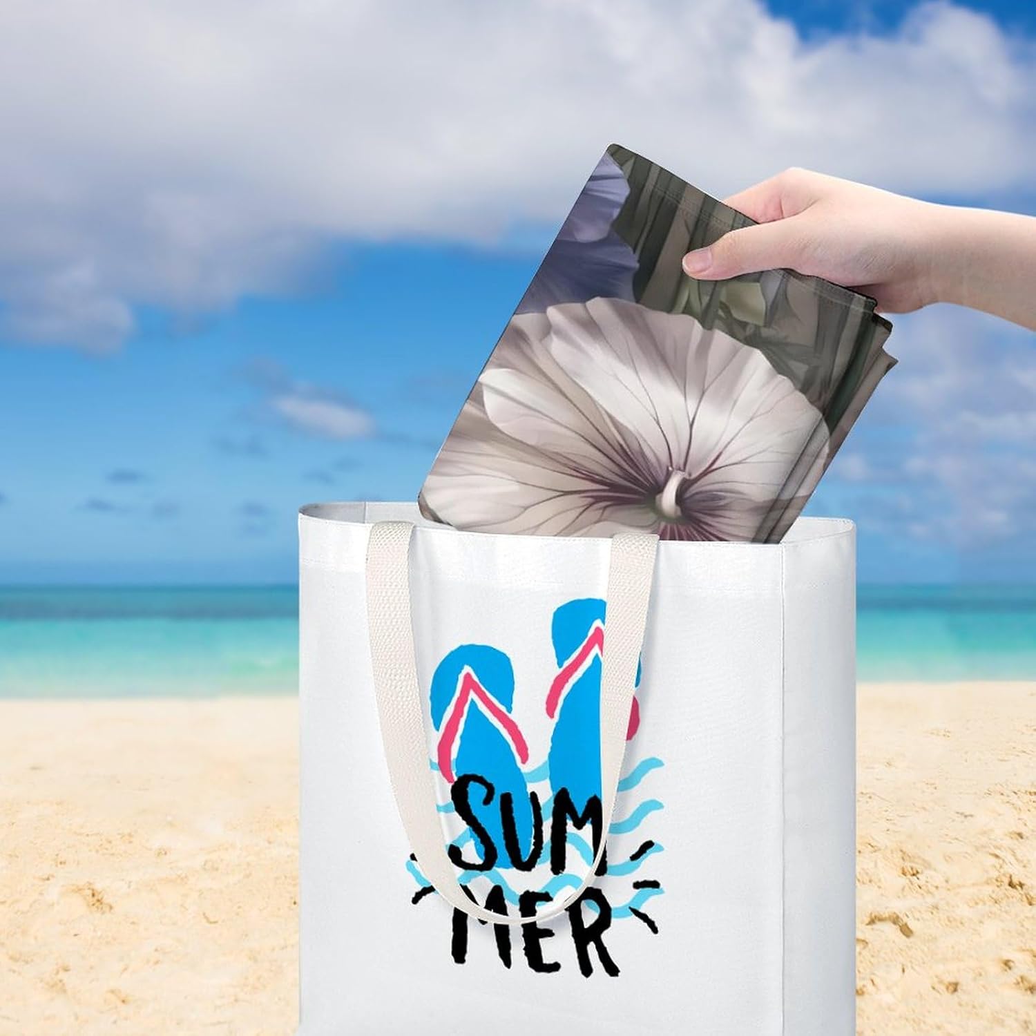 Swimming Towel, A Bouquet of Flowers Printed Fashion Towel,Portable Towel,Durable Towel