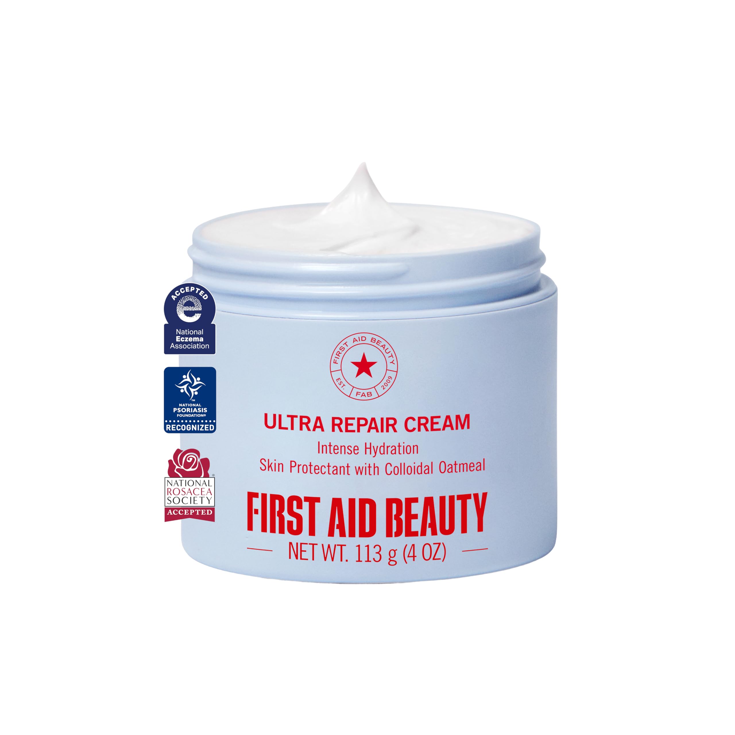 First Aid Beauty Ultra Repair Cream, Intense Hydration, 4 oz