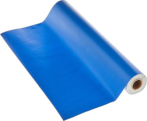 Magic Cover Papel de vinilo adhesivo, forro multifuncional para forrar cajones y estantes, impermeable y duradero, 18 x 60 pies, azul