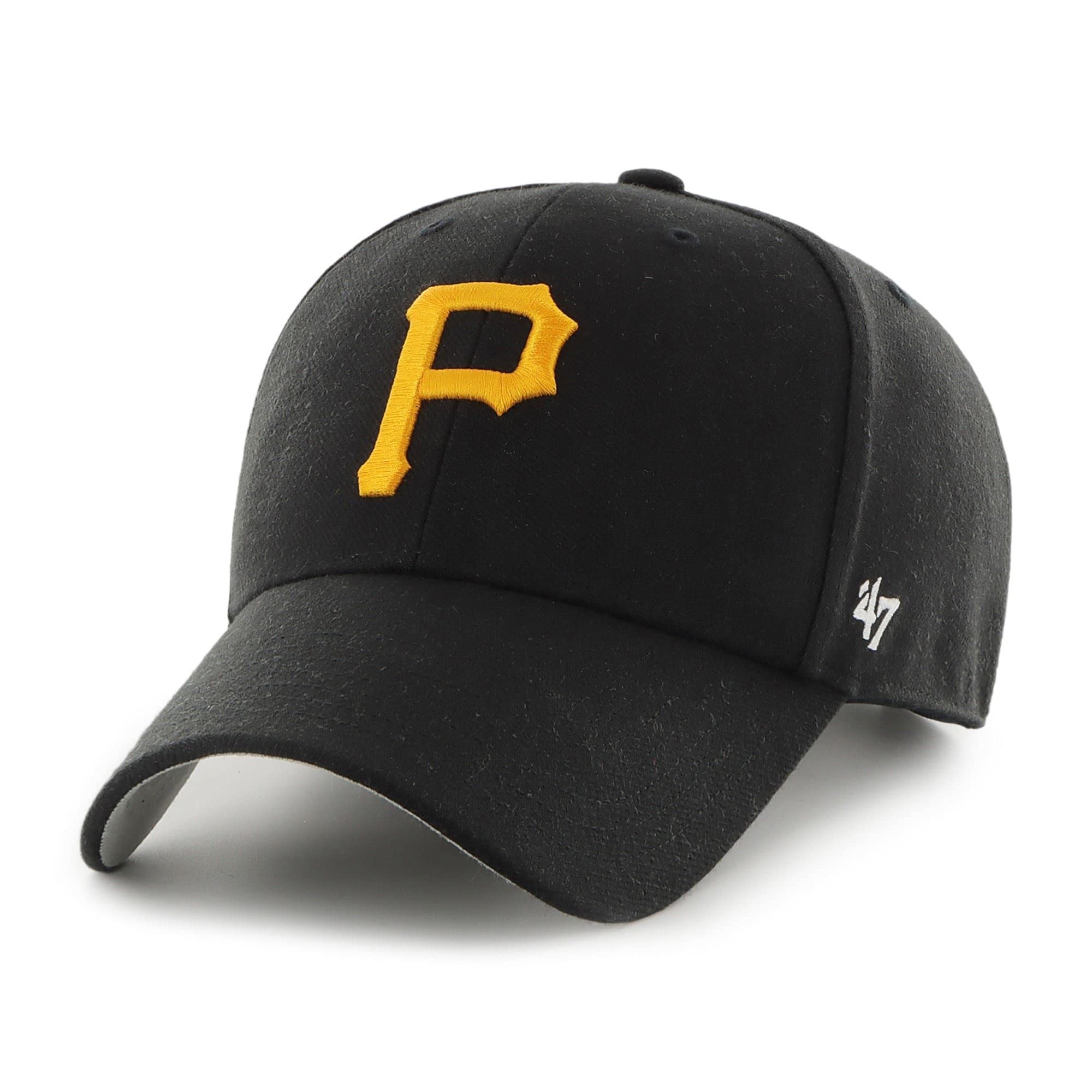 47 Pittsburgh Pirates Black MLB Sure Shot Most Value P. Snapback Cap - One-Size, Cap-Pirates-Black-#30371 - Image 2