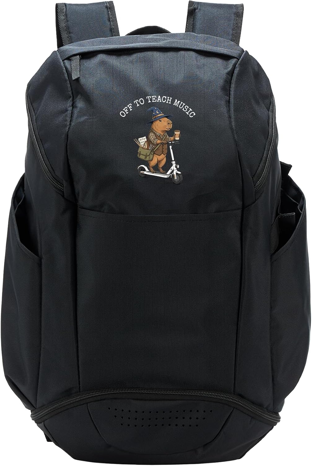 Off To Teach Music Back To School Funny Music Teacher Sport Backpack