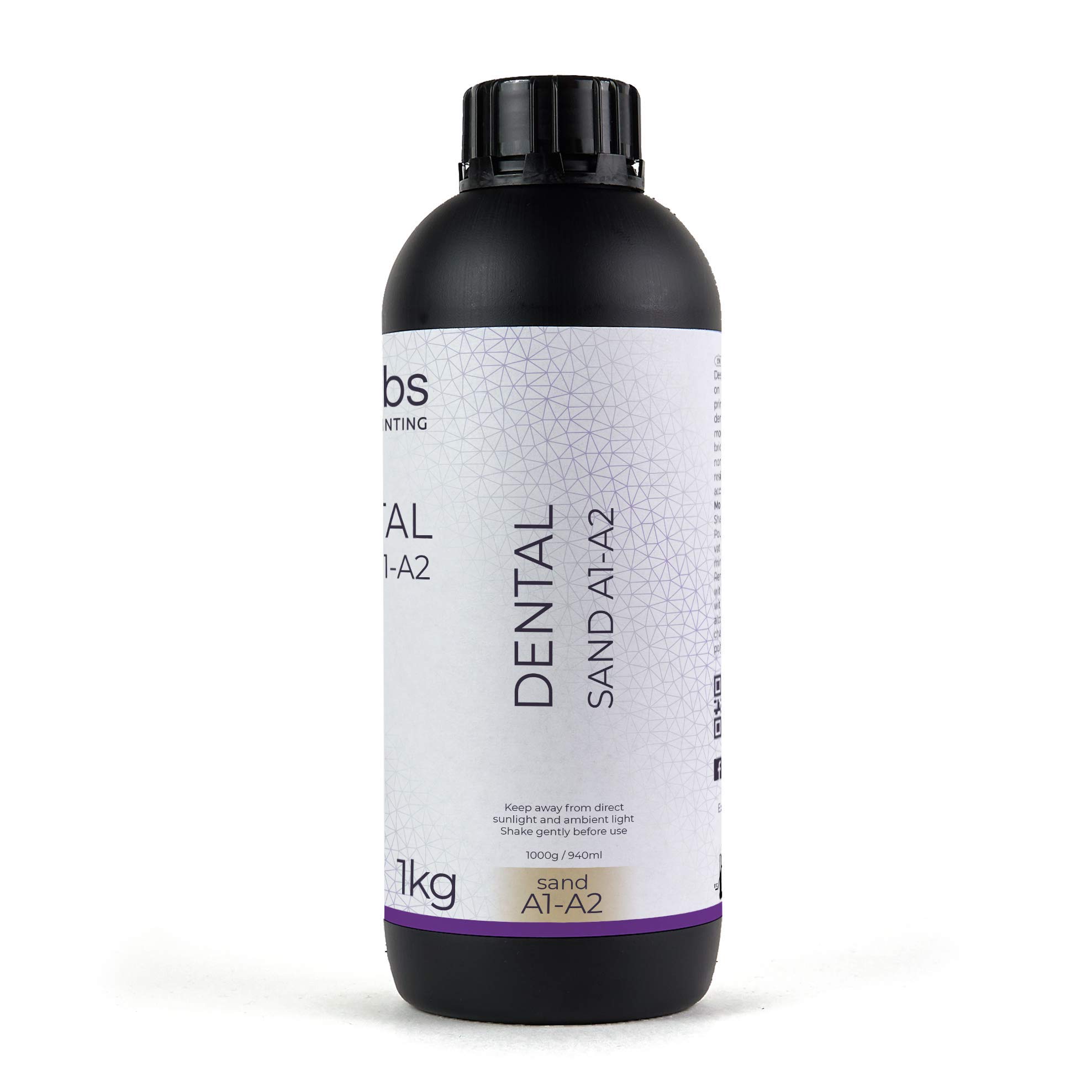 Resina DENTAL A1-A2 1KG para coronas y puentes provisionales