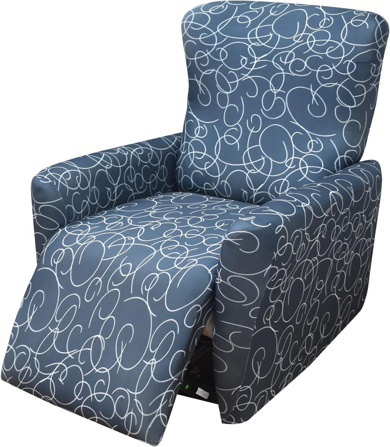 CRFATOP Stretch Recliner Cover 4Pieces 1Seat Recliner Chair Slipcovers